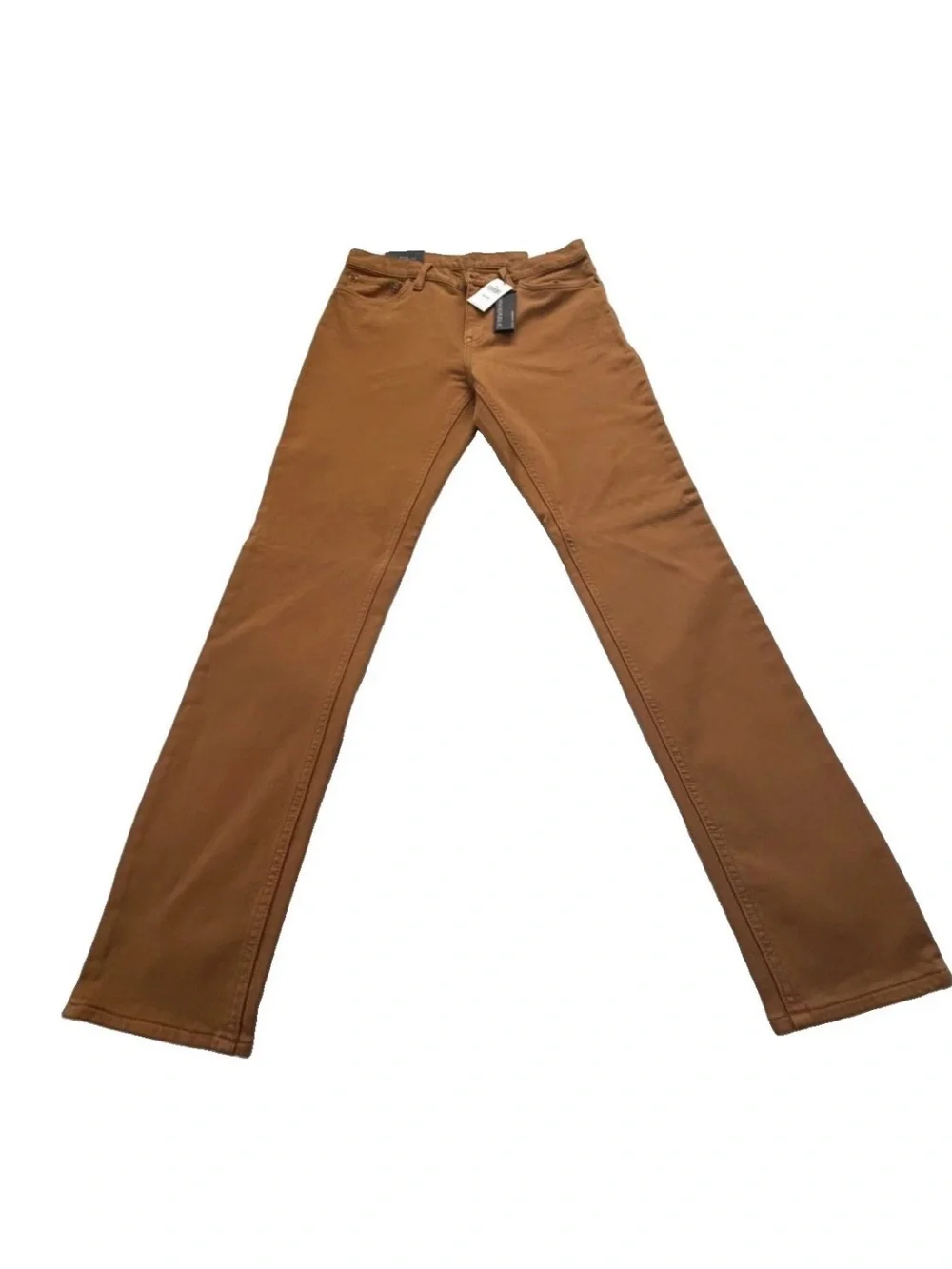 Men Banana Republic Skinny Traveler Pants Rust Brown 32Wx32L